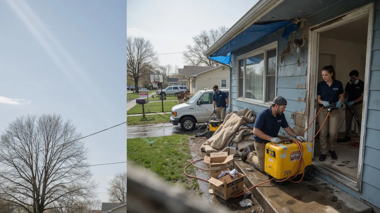 Basement Flood Cleanup in Pittsburg, OK near me